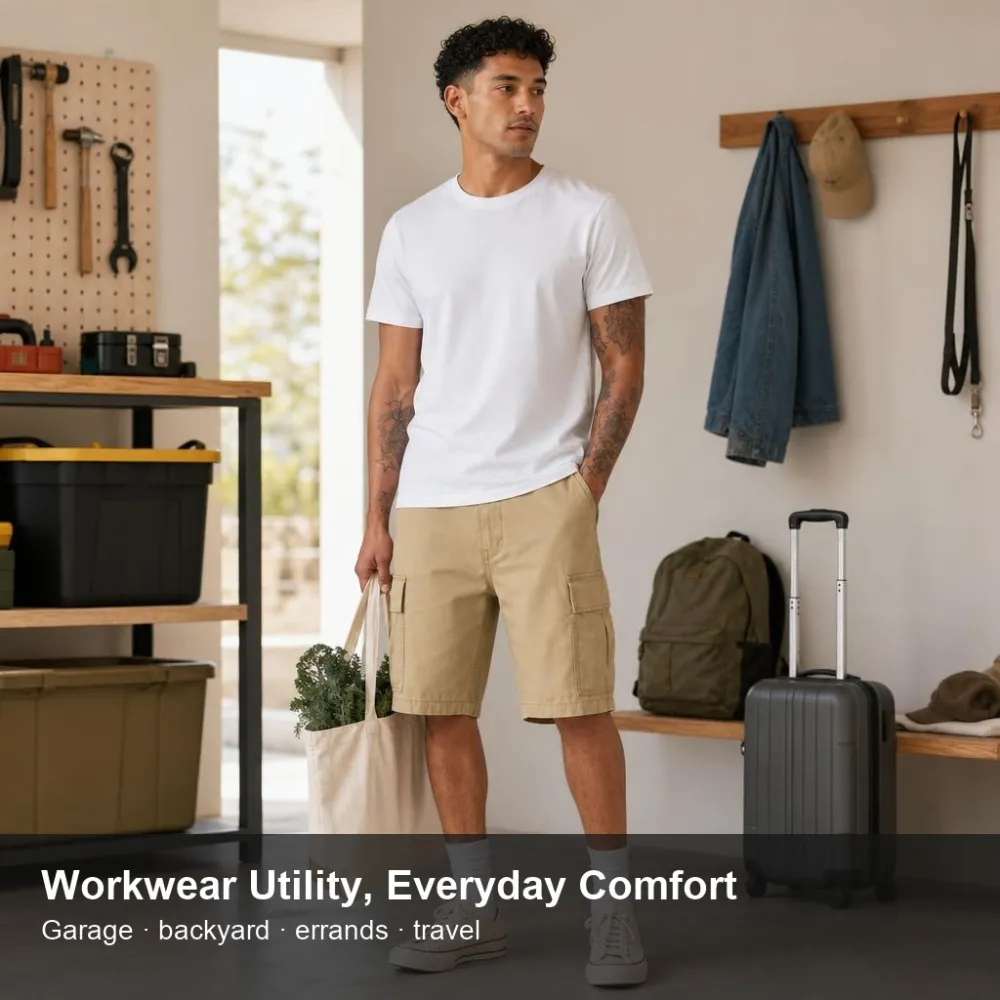 Men’s Relaxed Fit Cargo Shorts