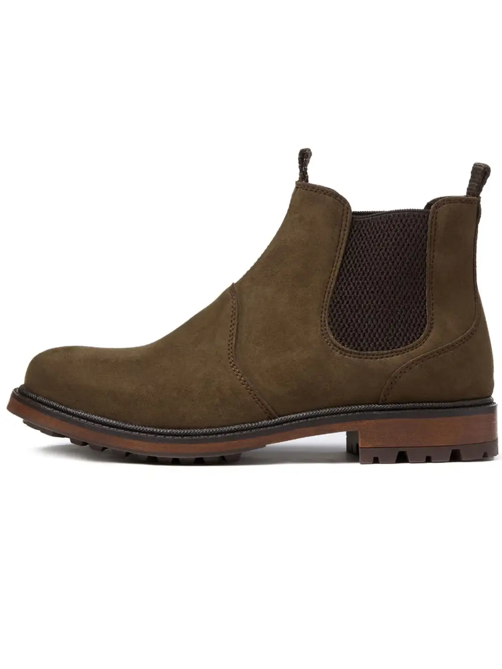 Women's Water Resistant Vegan Suede Chelsea Boots