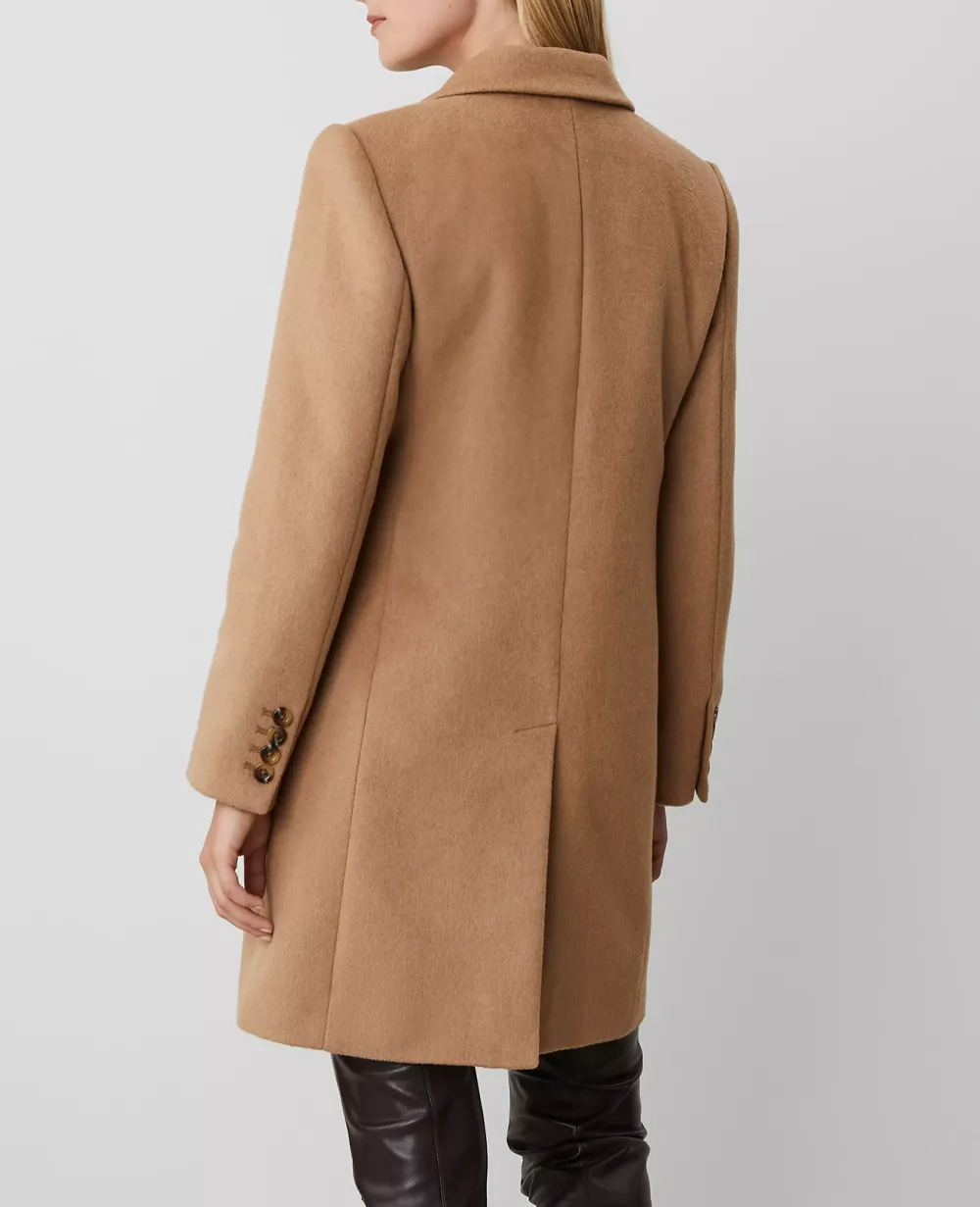 Plain Long Sleeve Coat