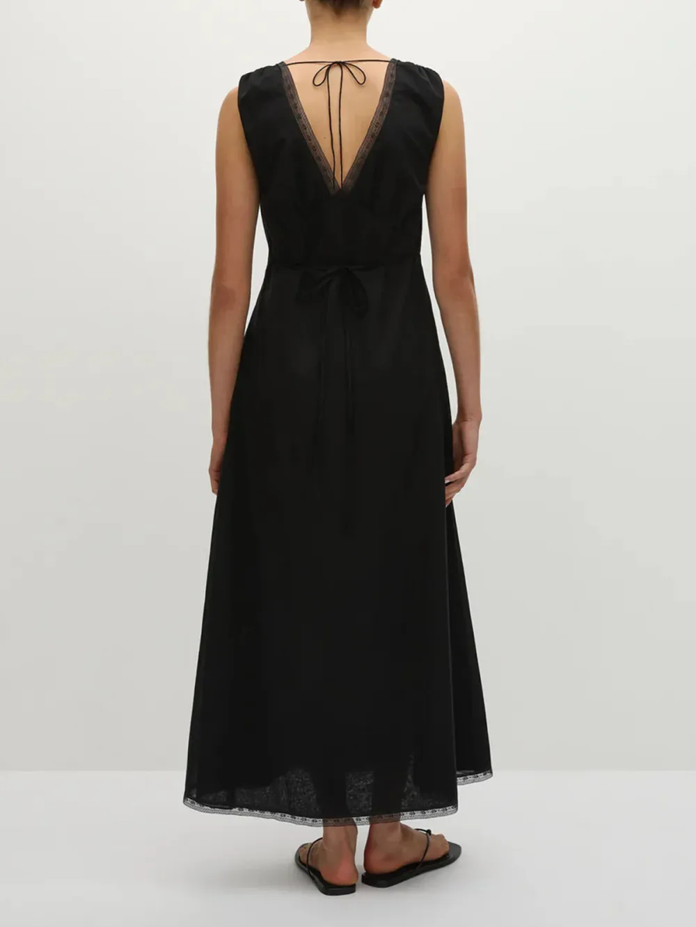 Casual Style Maxi Dress Black