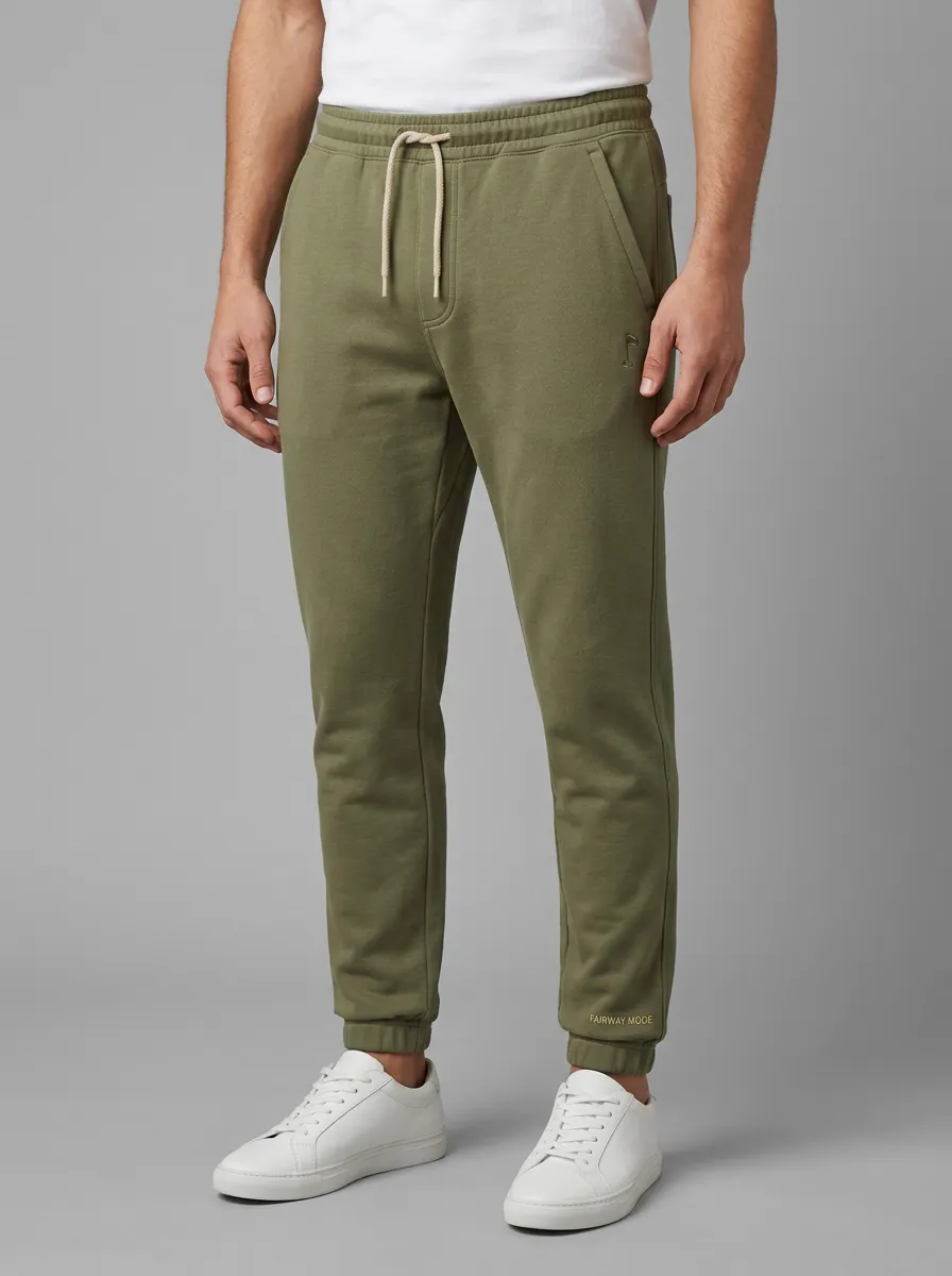 Embroidered Golf Athletic Pants