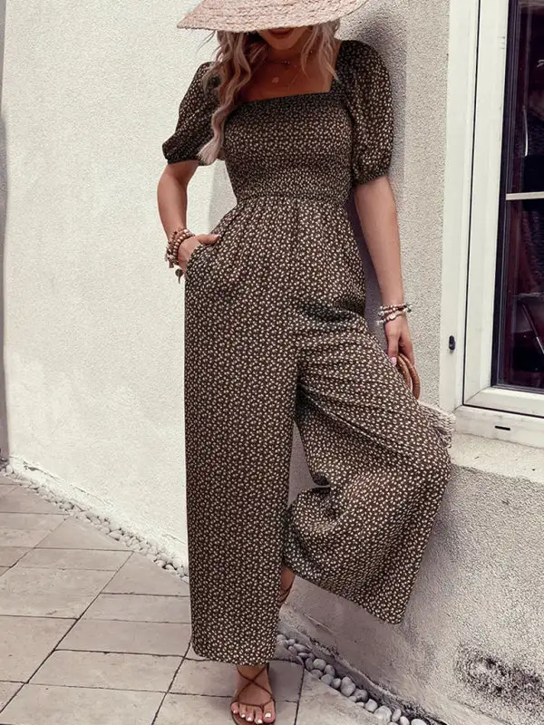 Tailored Everyday Printed Jumpsuit