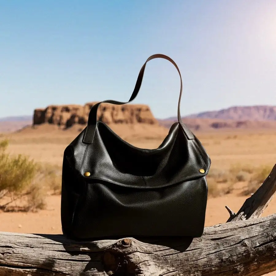 Structured Minimal Leather Handbag