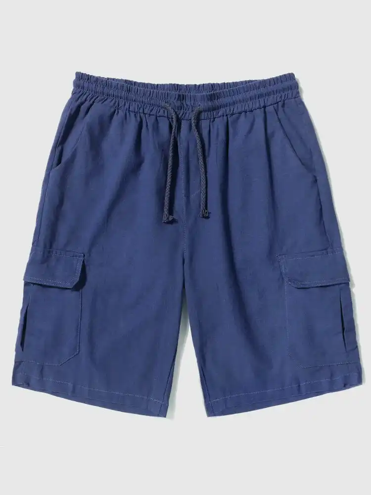 Linen with Pockets Shorts