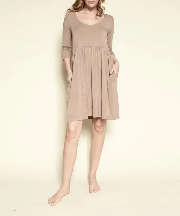 Bamboo Loose Fit Baby Doll Dress