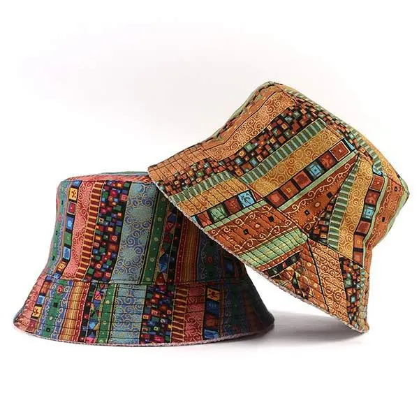 Women'S Vintage Print Bucket Hat 79620031C