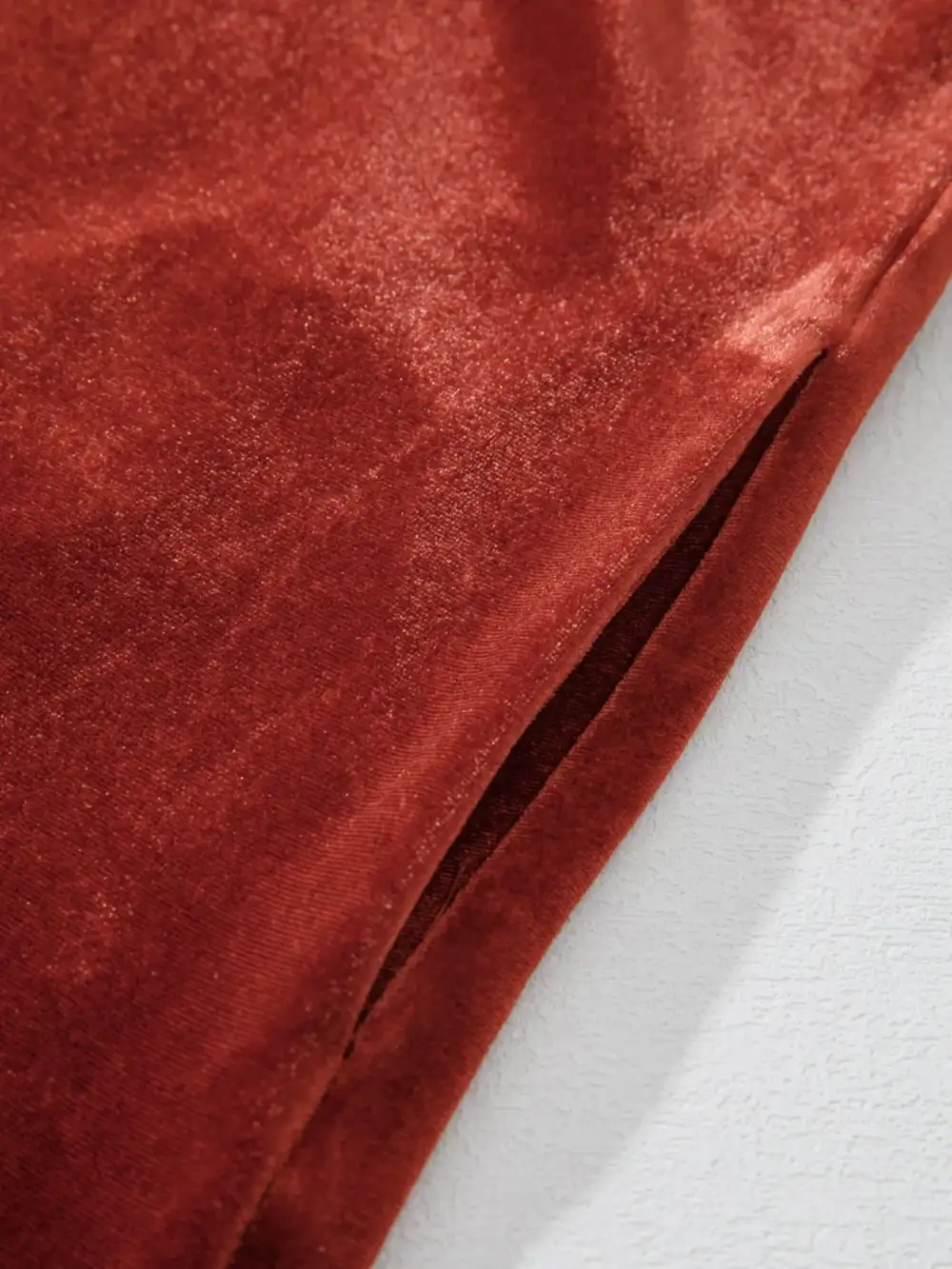 Velvet Puff Sleeve Dress Casual