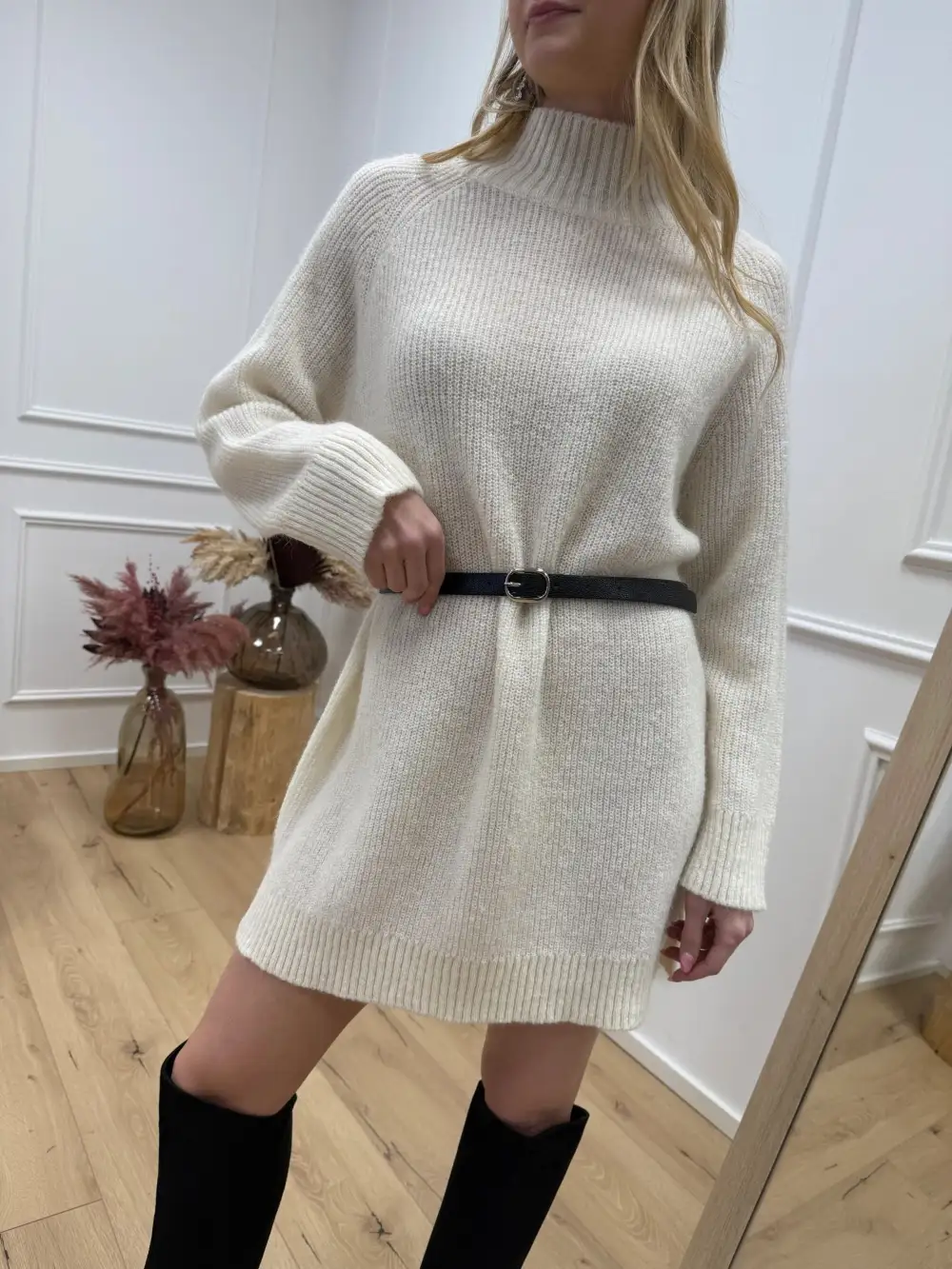 Soft Easy Drape Mini Dress