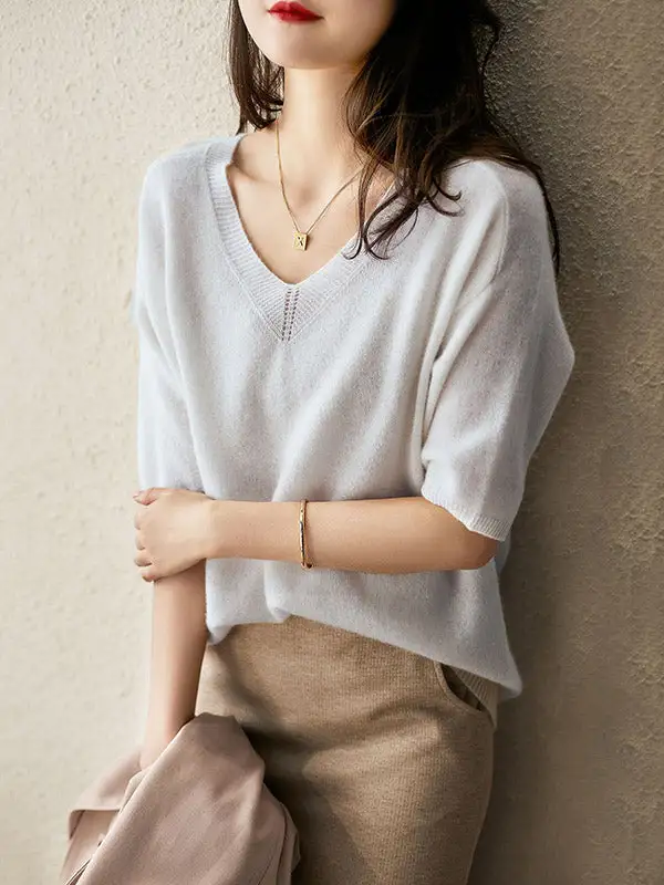 Urban V-Neck Pullover Sweater