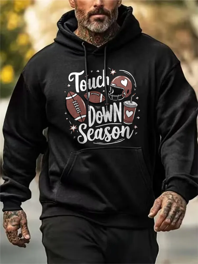 Touchdown Season Pockets Hoodies