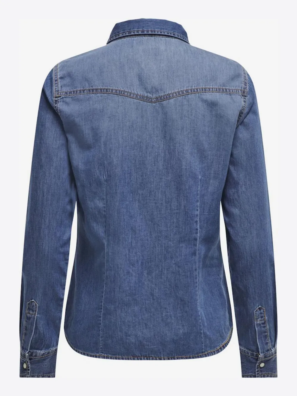 Breast Pocket Casual Style Blouse