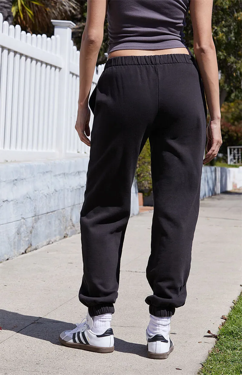 John Galt Black Rosa Sweatpants