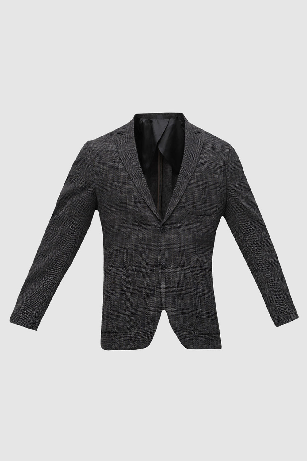 Brown Check Blazer