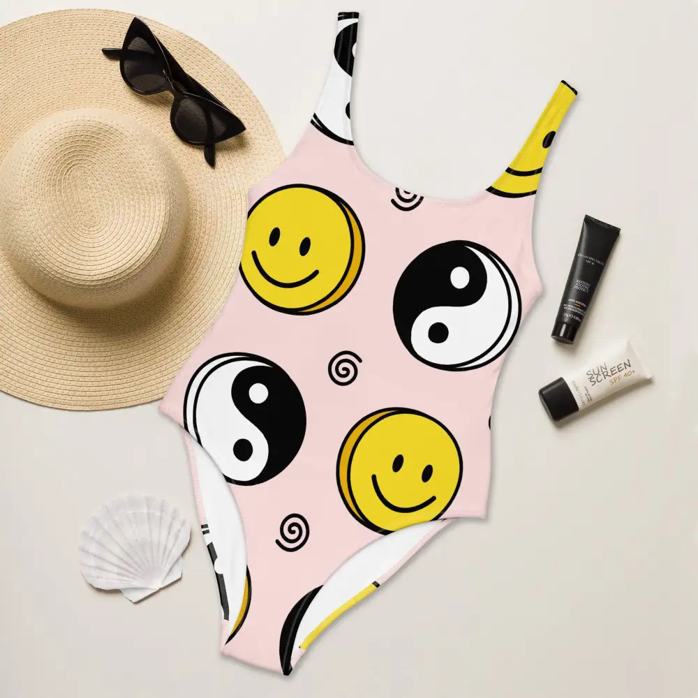 Classic Textured One-Piece Swimsuit