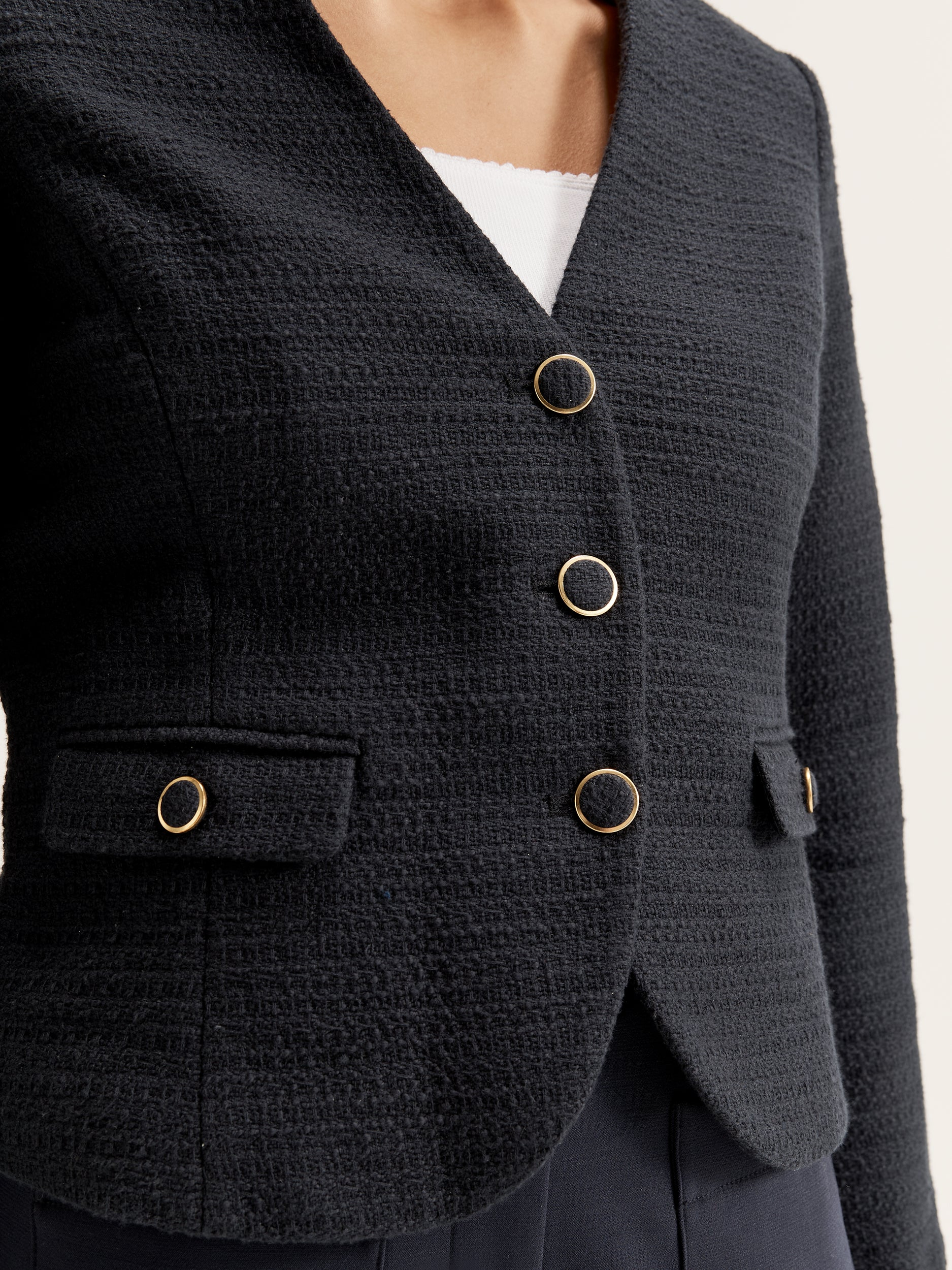 Ivy Tweed Fabric Jacket