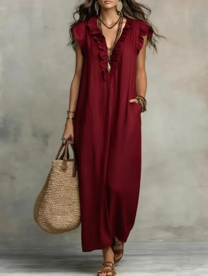 Bohemian maxi dress