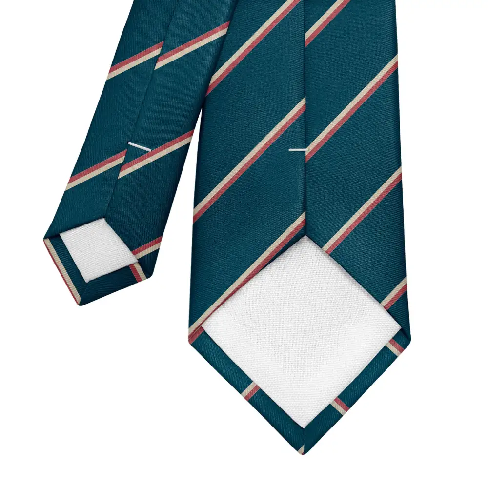 Refined Stripe Motif Necktie