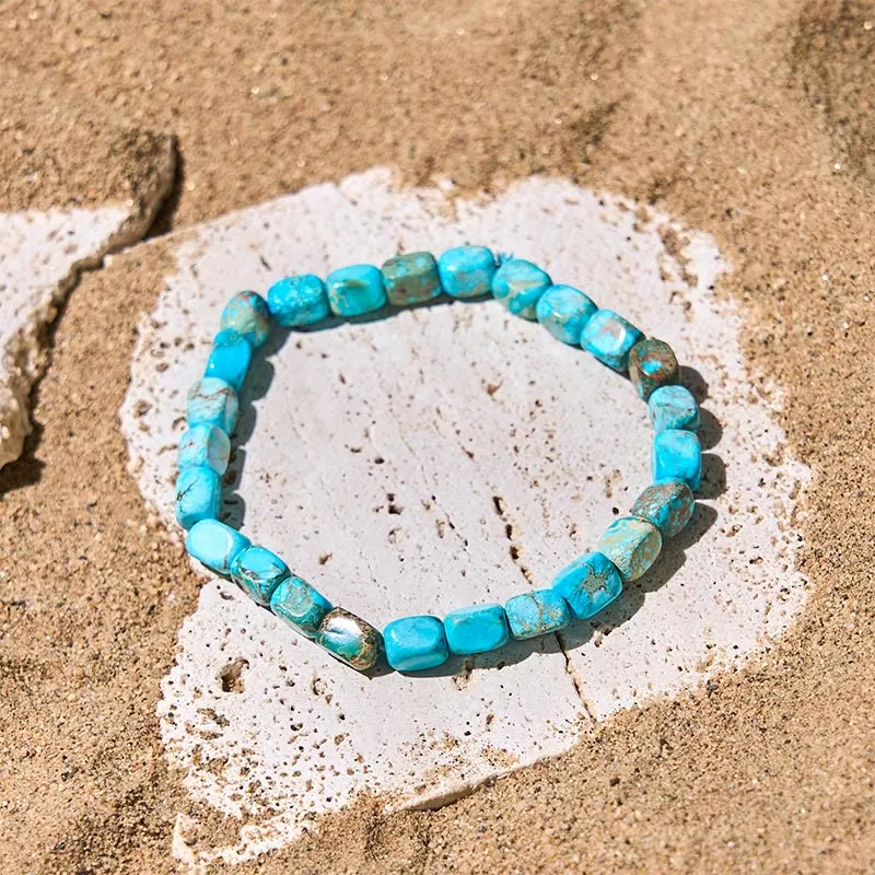 Natural Emperor Stone Oval Square Beads Anti Bracelet