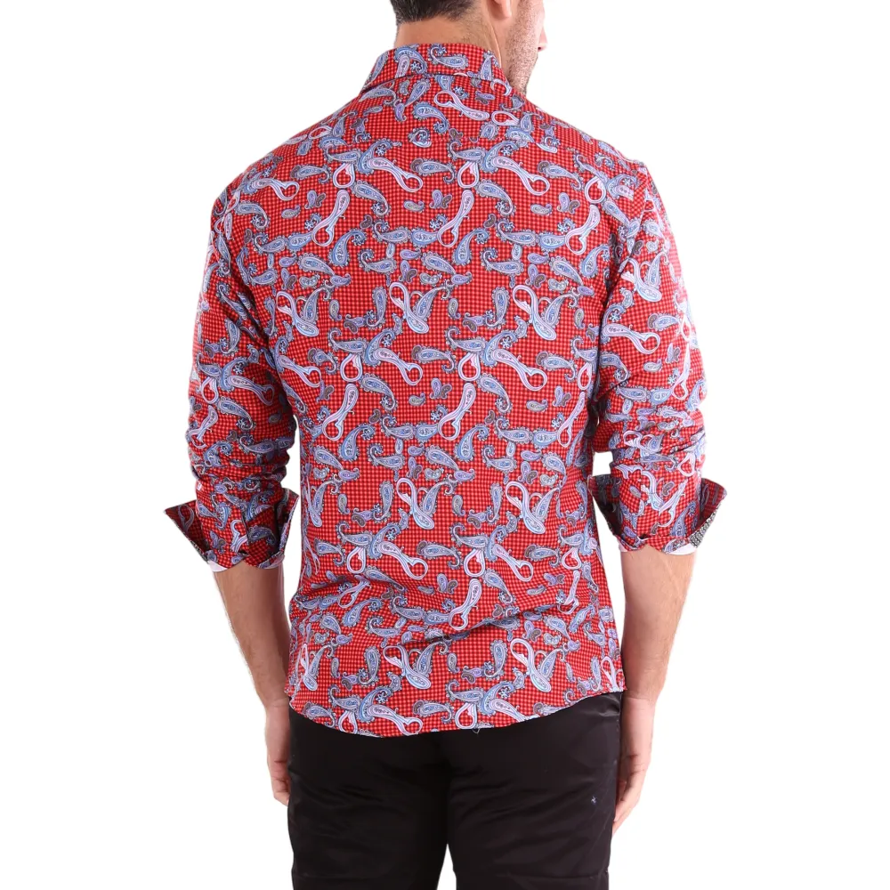 Plaid Long Sleeve Button Shirt