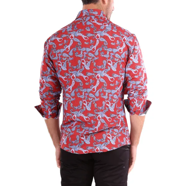 Plaid Long Sleeve Button Shirt