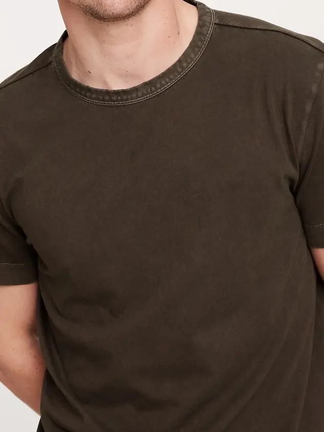 Men's Brown Slim Fit Soft Cotton T-Shirt