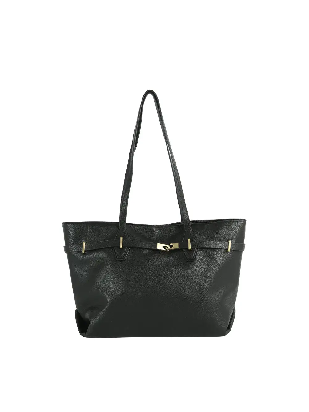 Classic Clasp Accent Tote Bag