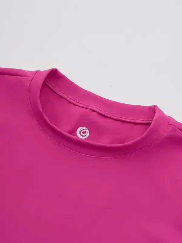 Women'S Solid Round Neck Tee & High Waist Biker Shorts Tracksuit Set, Crew Neck Short Sleeve T-Shirt & Skinny Shorts, Gym Clothes, Tracksuits For Ladies, Casual Sportswear For Indoor Outdoor Wear, Gym