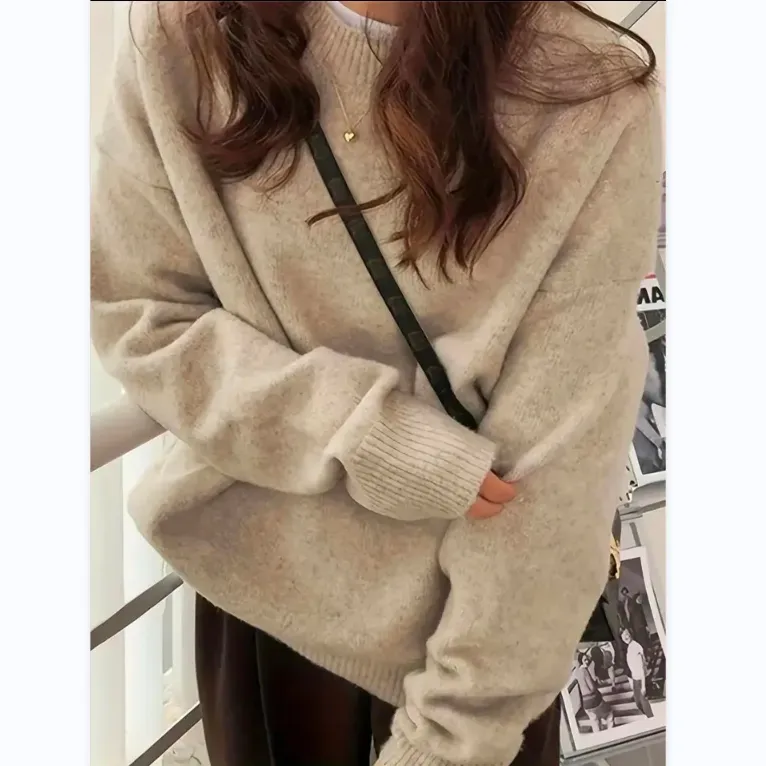 Women's Drop Shoulder Split Hem Sweater – Effortless Chic. Cozy Comfort. 🔥 Limited-Time Offer — 50% OFF Today Only!