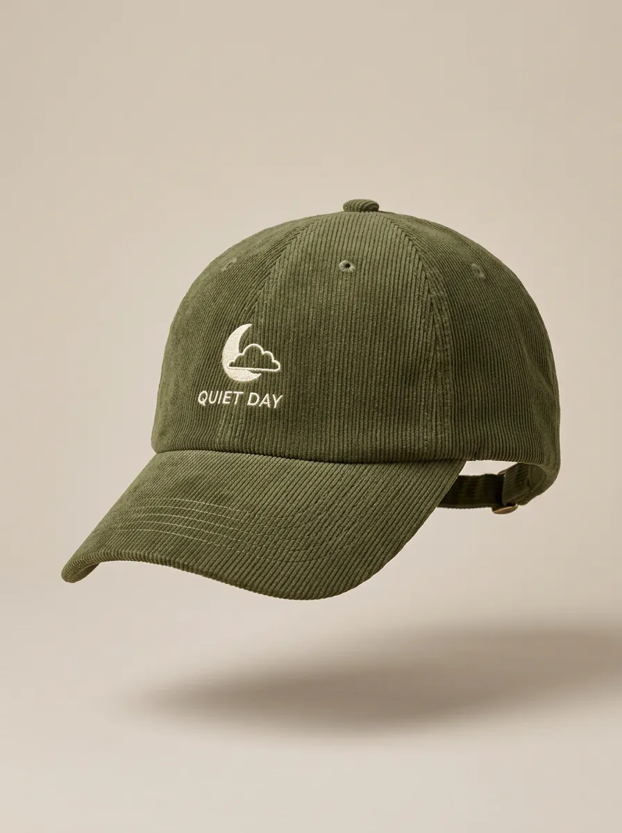 Day Corduroy Embroidered Unisex Baseball Cap