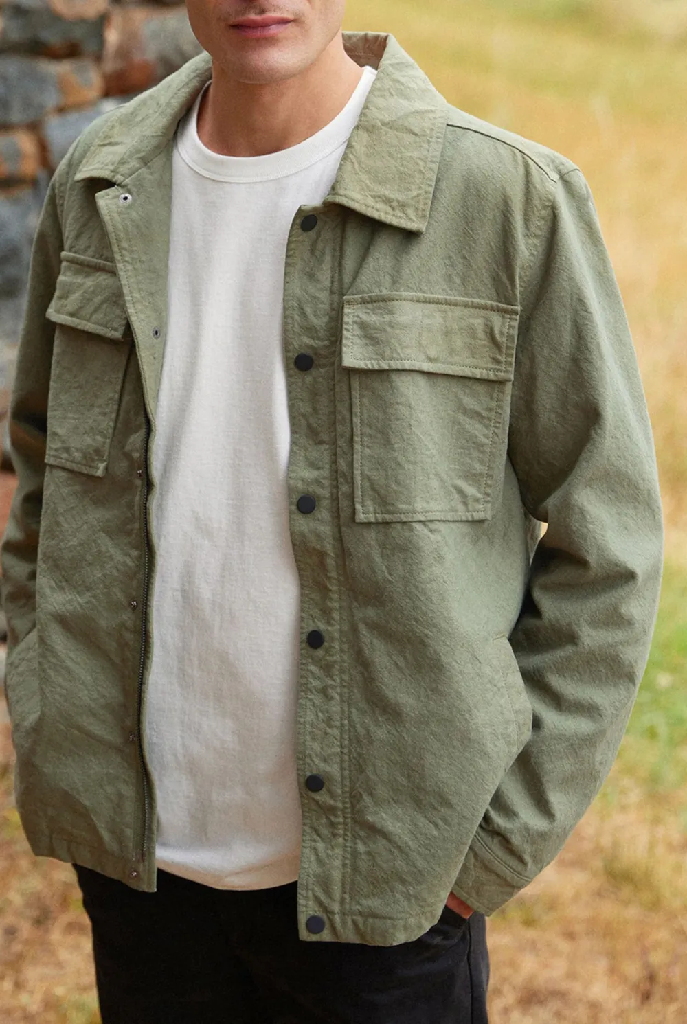 Evergreen Corduroy Shirt Jacket