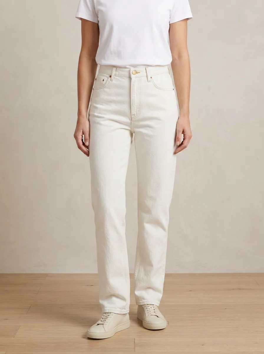 Modern High-Rise Denim Jeans