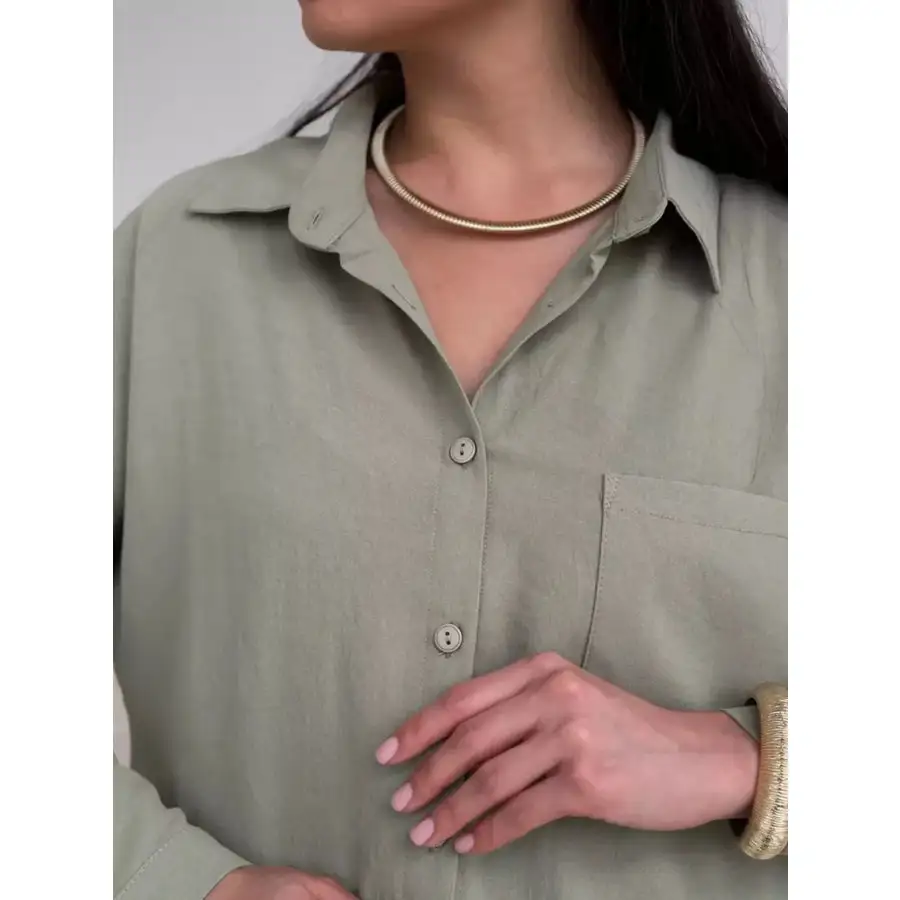Button Down Shirt and Pants Set