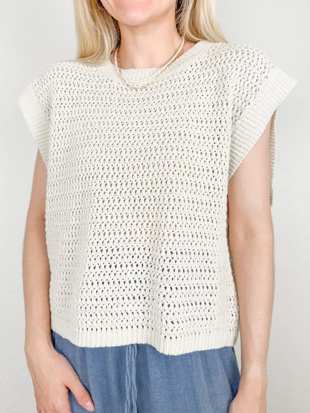 Soft Knit Sweater Vest