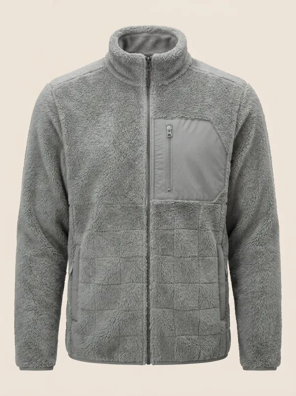 Forest Sherpa Fleece Denim Jacket