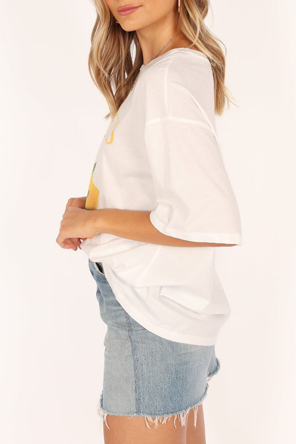 PRINTED SHORT SLEEVE T-SHIRT TOP