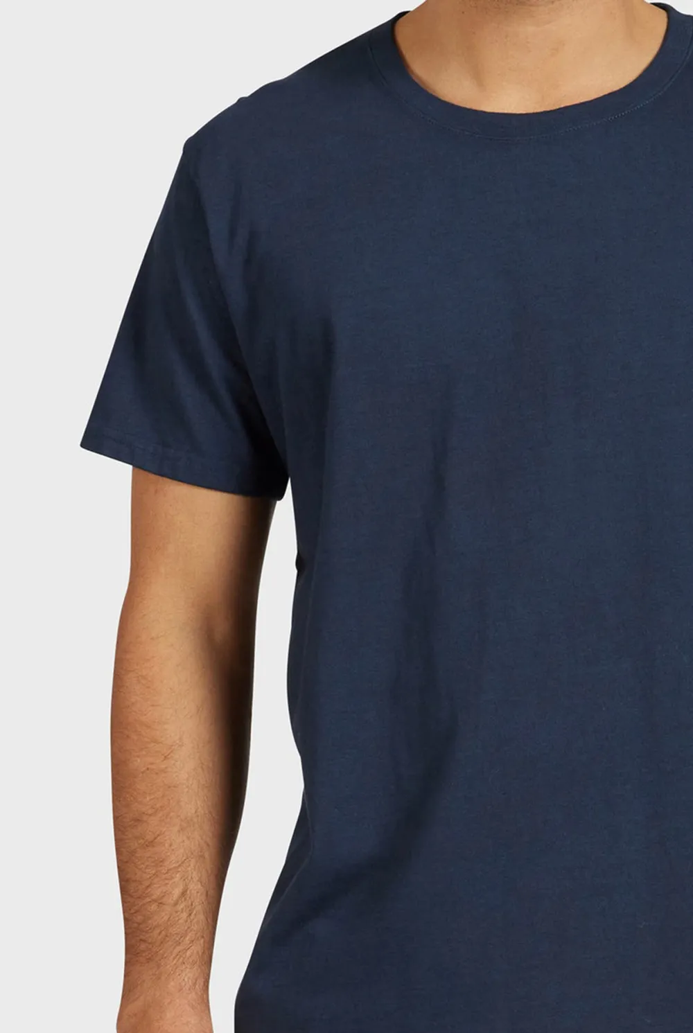 Navy Short Sleeve Crew Neck Tee