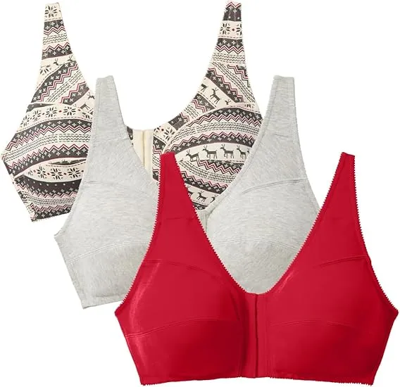 3PC-Seamless Breathable Gathered Thin Jelly Strip Bra Without Steel Ring