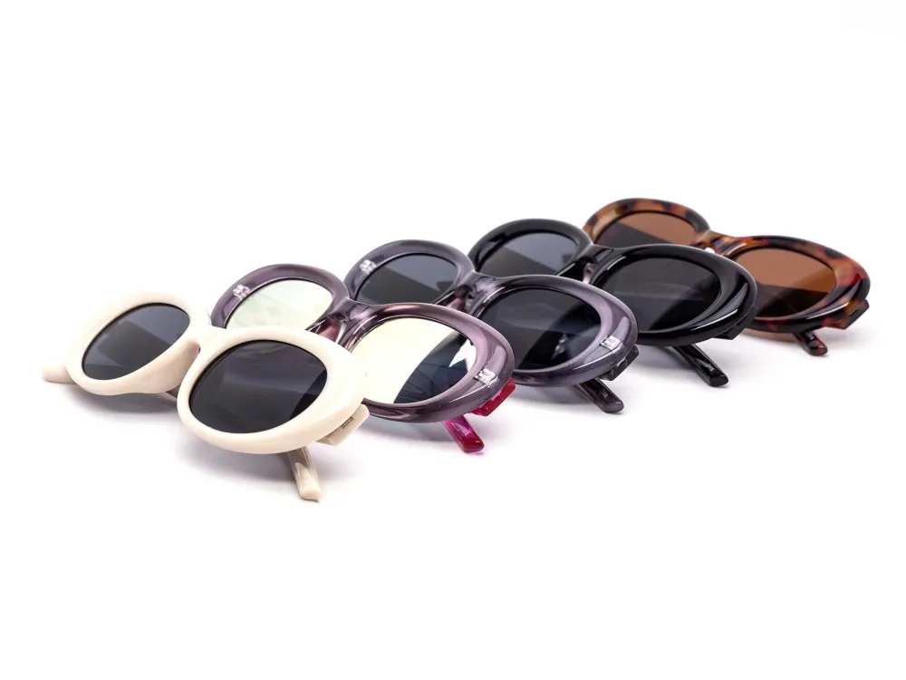 12-Pack Classy Oval Assorted Sunglasses
