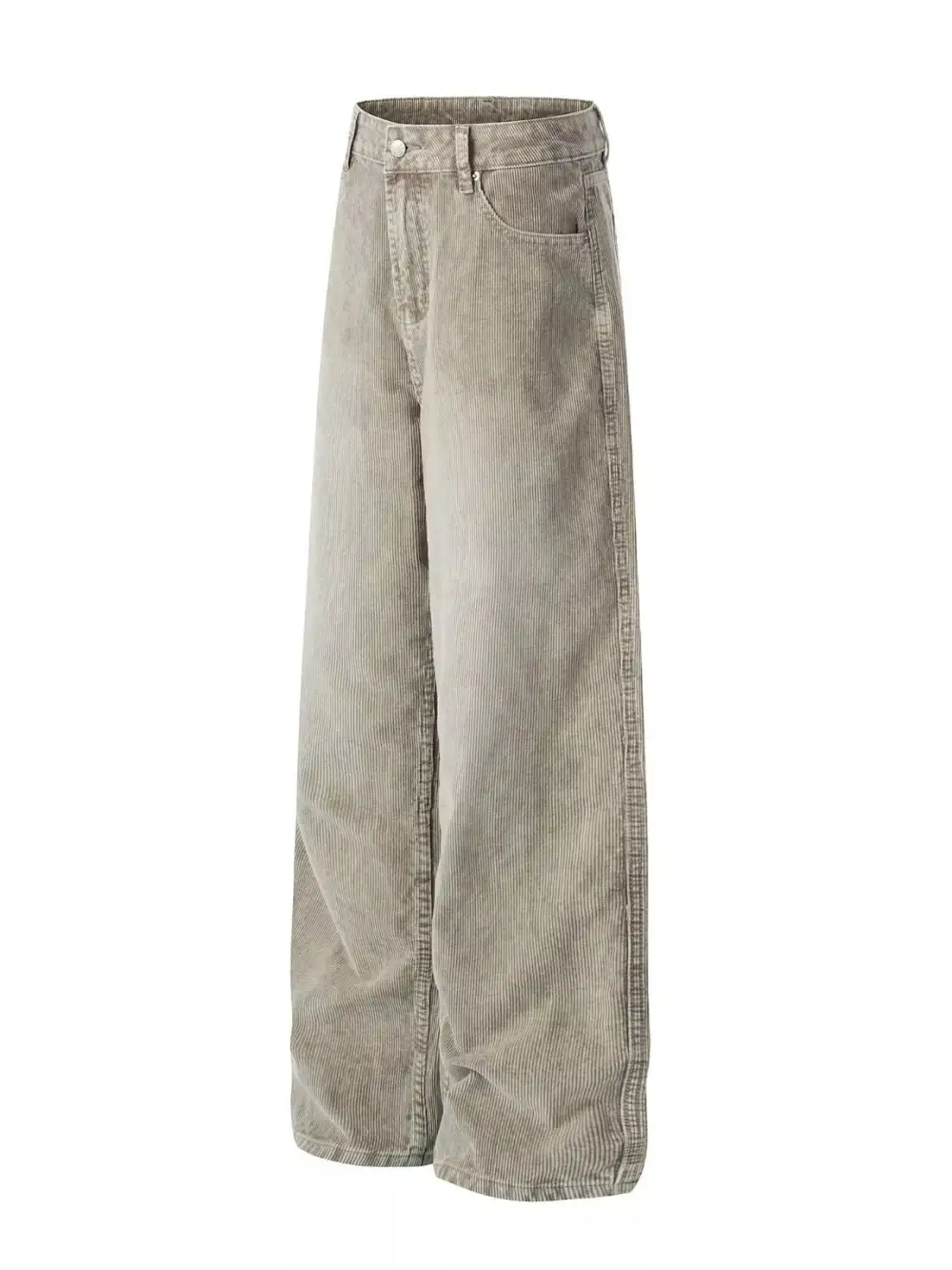 Refined Men's Wide Leg Corduroy Pants