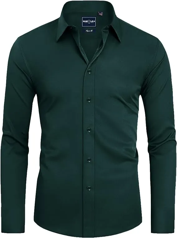 Men's Formal Long-sleeved Button-down Shirt