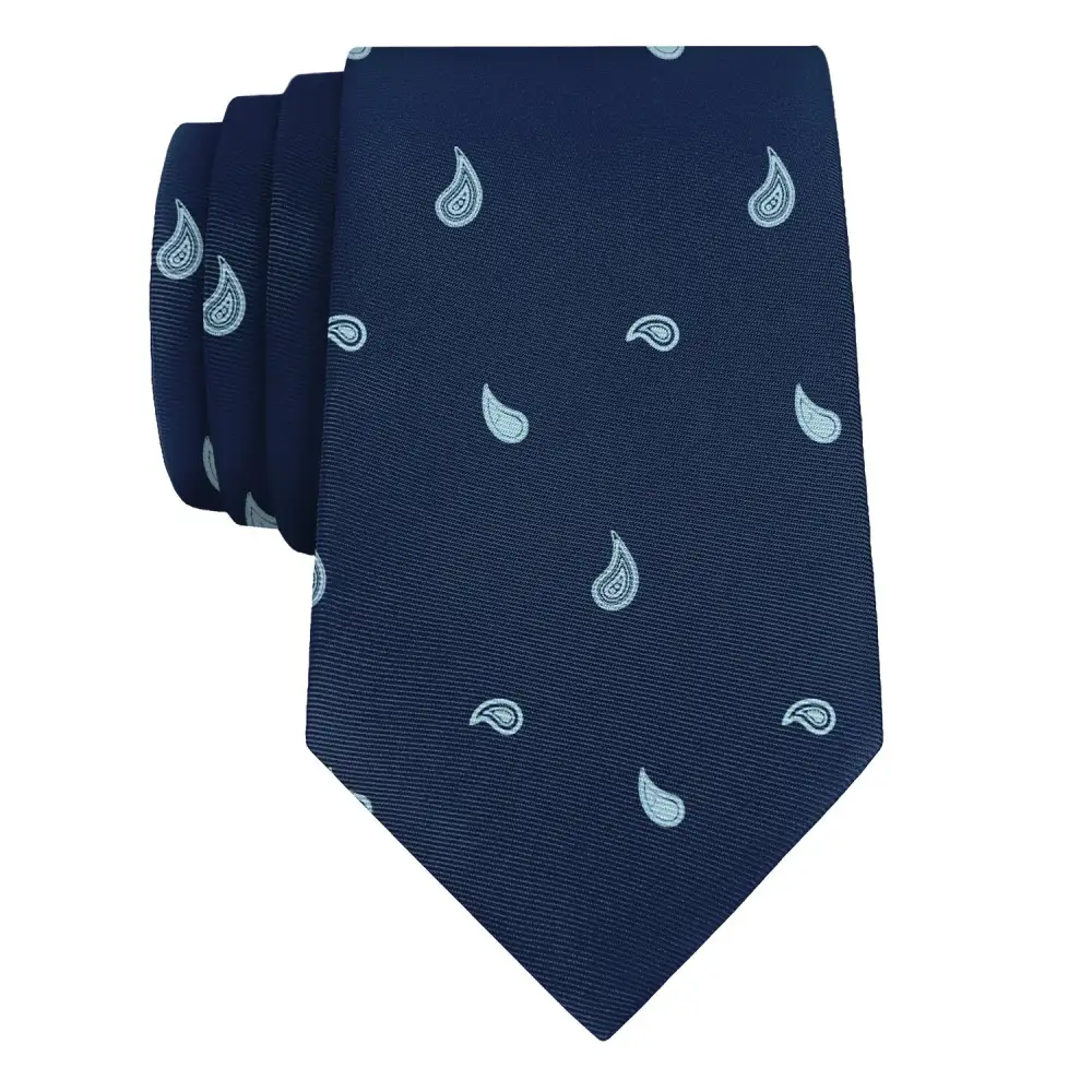 Polished Paisley Motif Necktie