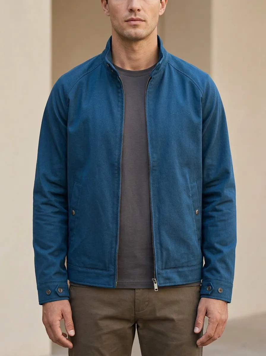 Solid Zip Jacket
