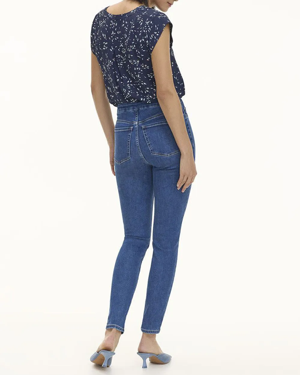 Casual Style Denim Legging Pants
