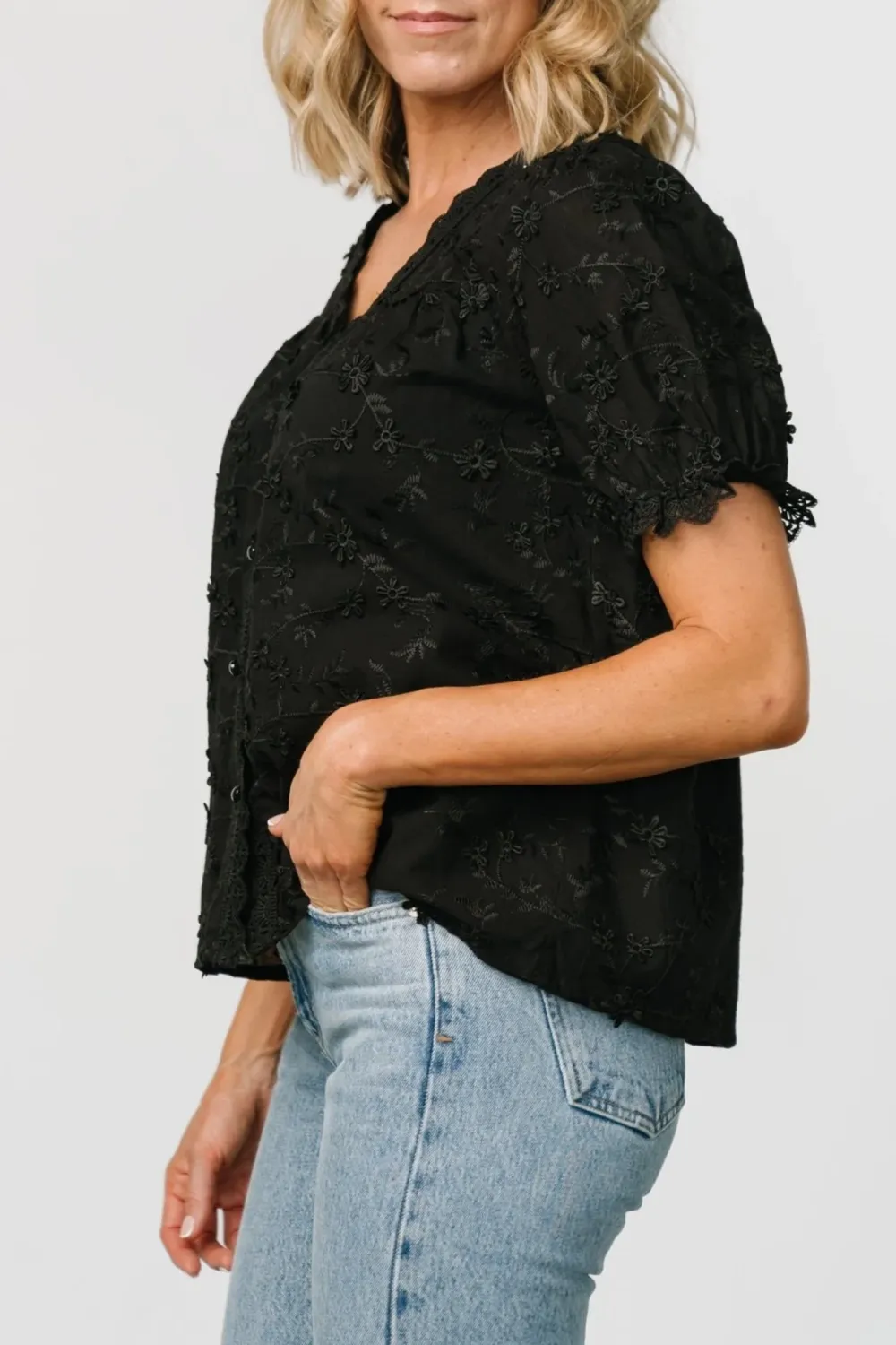 Design Sense Plush Lace Comfortable Shirt