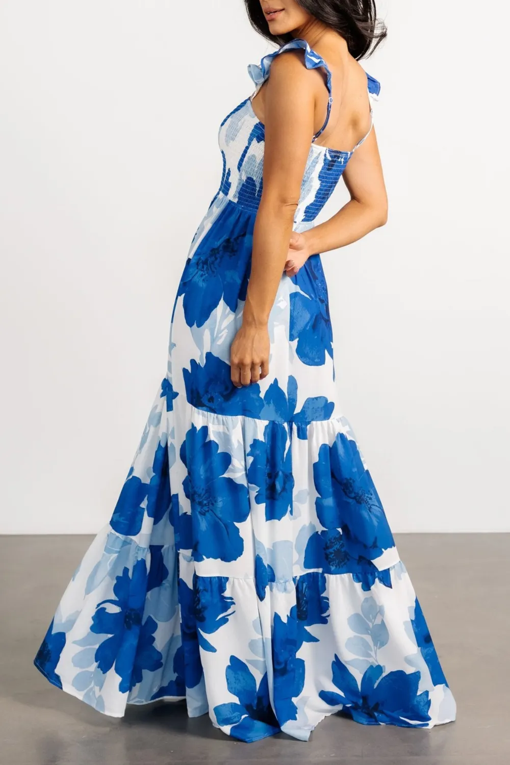 Light And Ethereal Blue Floral Dress