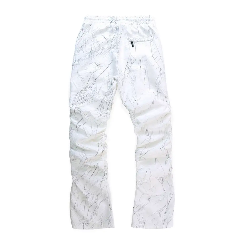 Nylon Stacked Pants