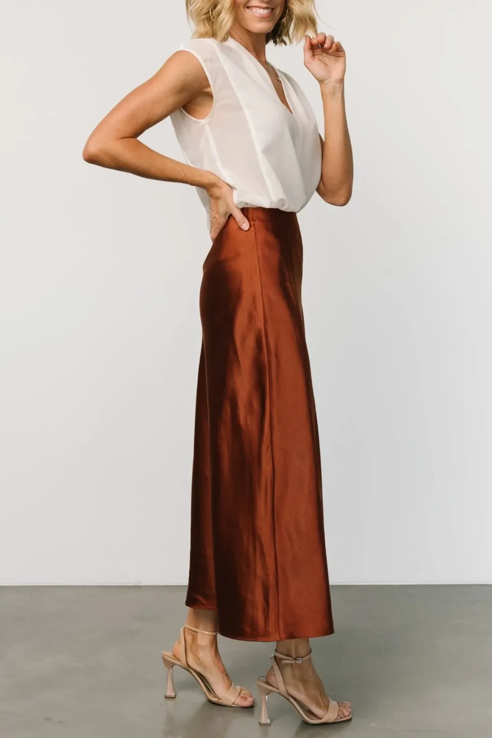 Basic Versatile Solid Color Comfortable Skirt