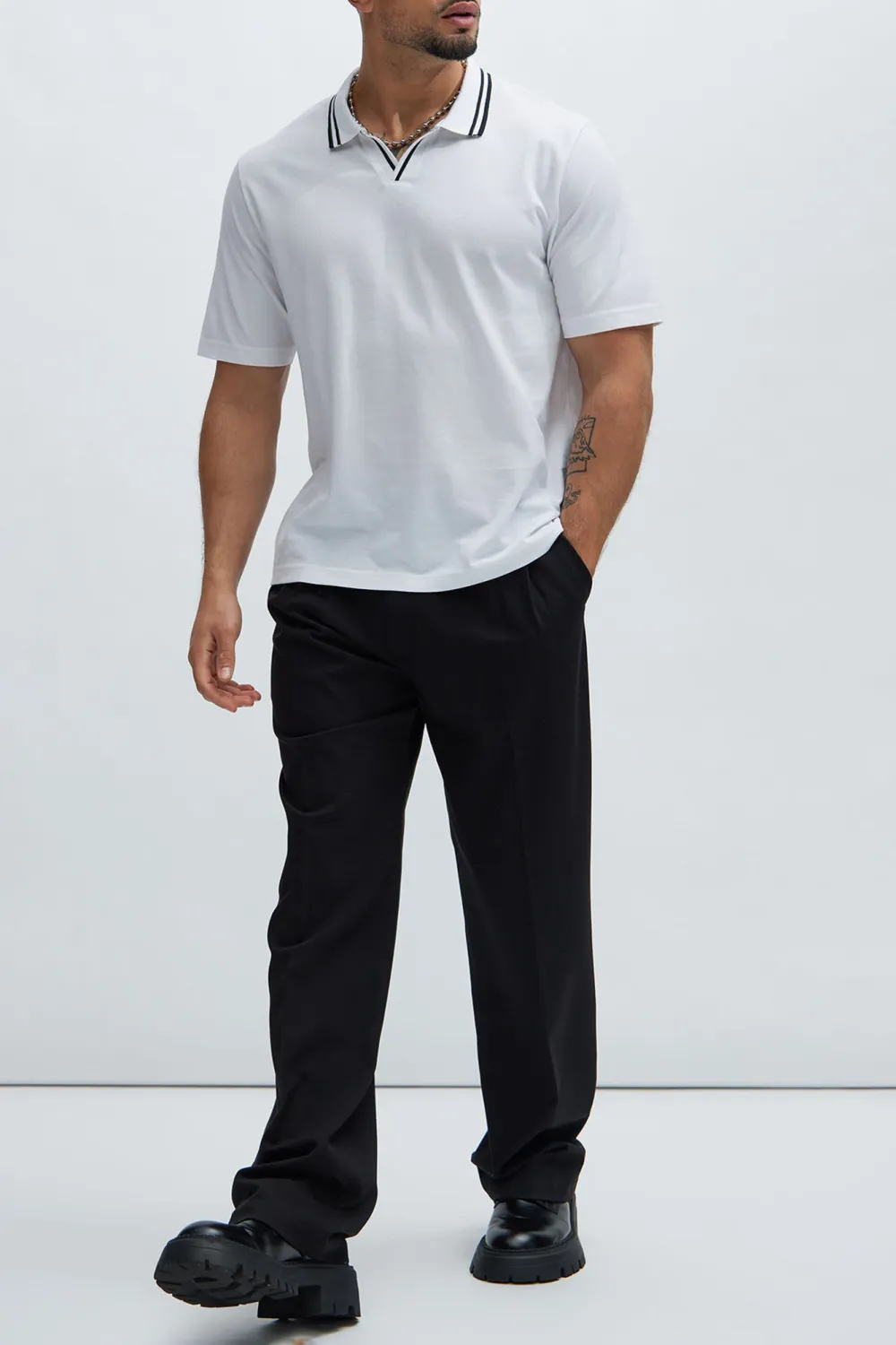 Business Style Short Sleeve Polo