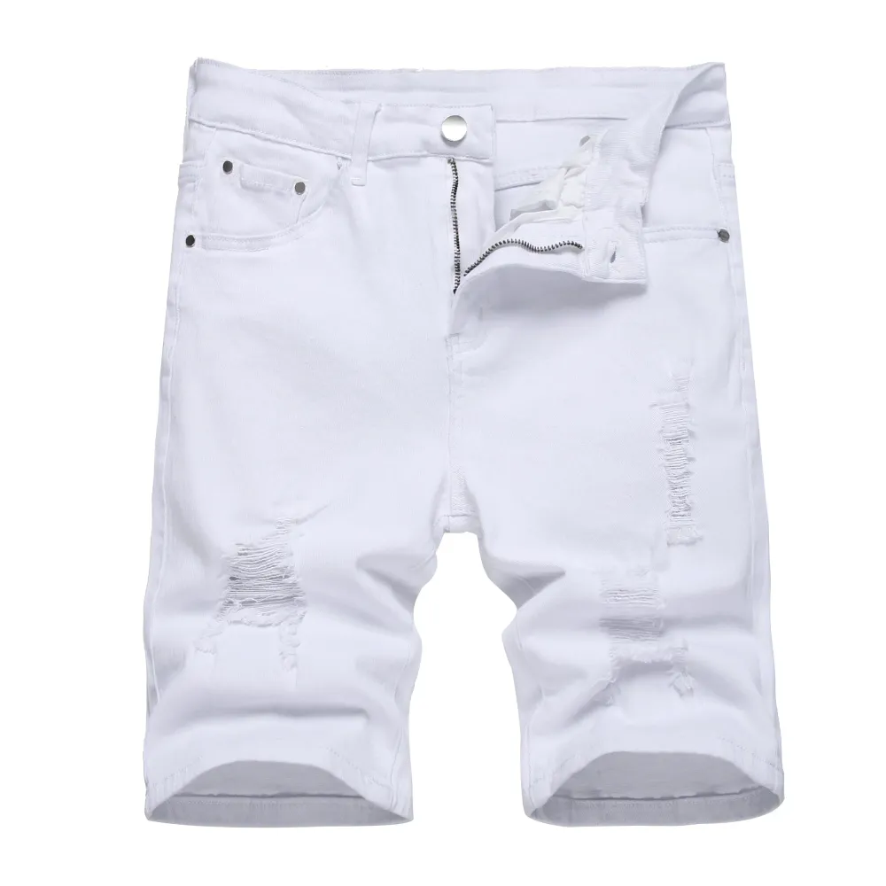 🛒 90% OFF NOW!2026 New Men'S Multi Pack Slim Fit Stretch Denim Shorts Ripped Skinny Jean Shorts For Men