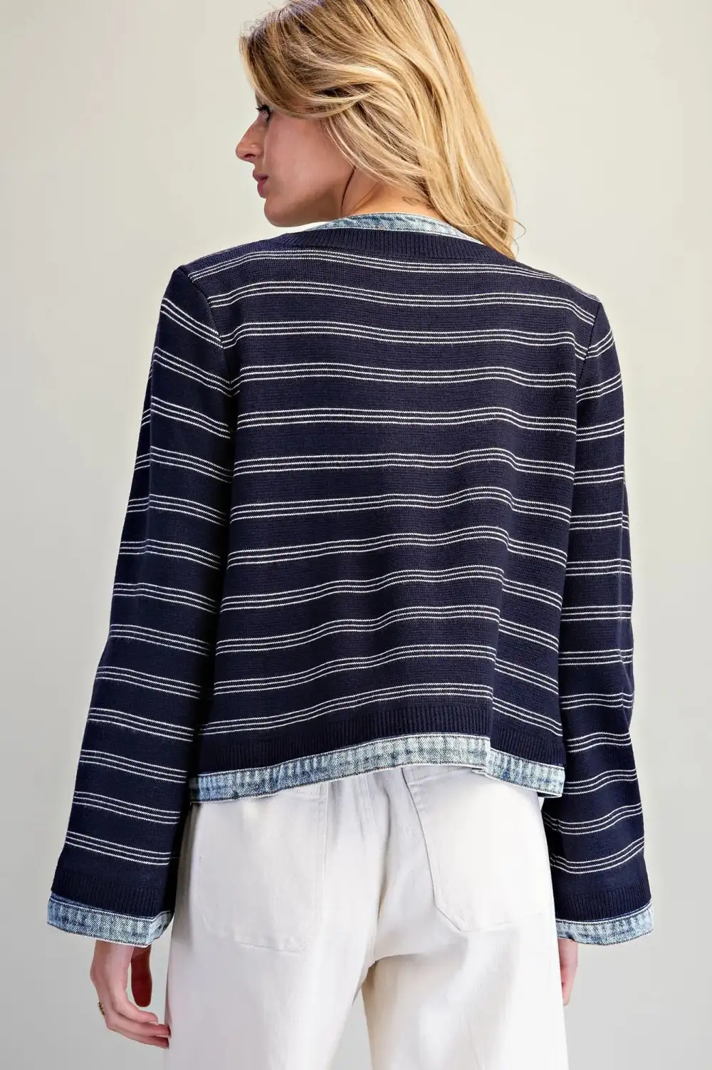 Striped Trim Jacket